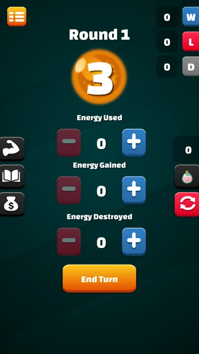 Capturas de tela do Arena Energy Tracker