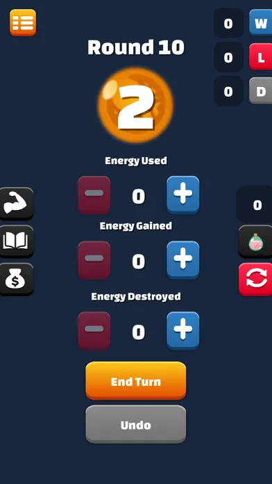 Capturas de tela do Arena Energy Tracker