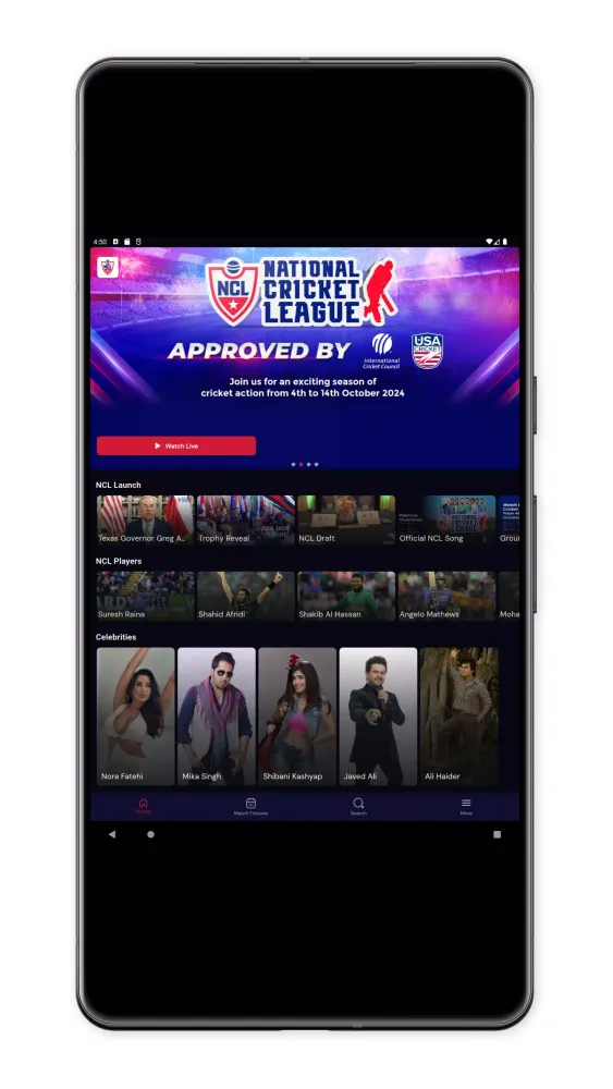 NCL CRICKET Screenshots