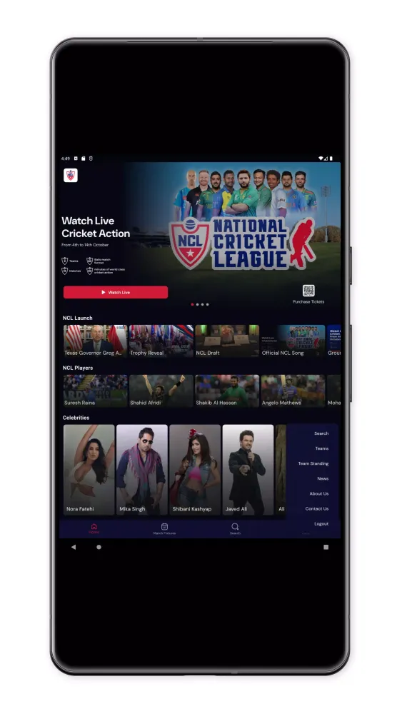 NCL CRICKET Screenshots