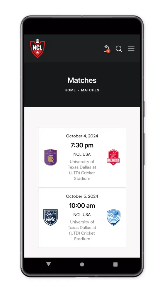 NCL CRICKET Screenshots