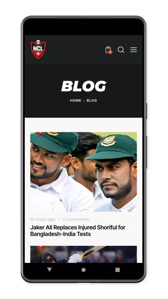 NCL CRICKET Screenshots