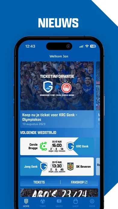 ภาพหน้าจอของ KRC Genk Official app