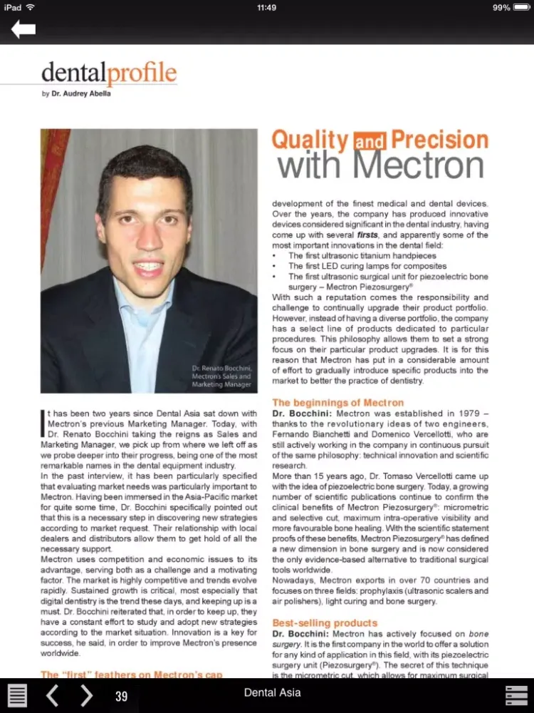 Dental Asia iPad  Screenshots