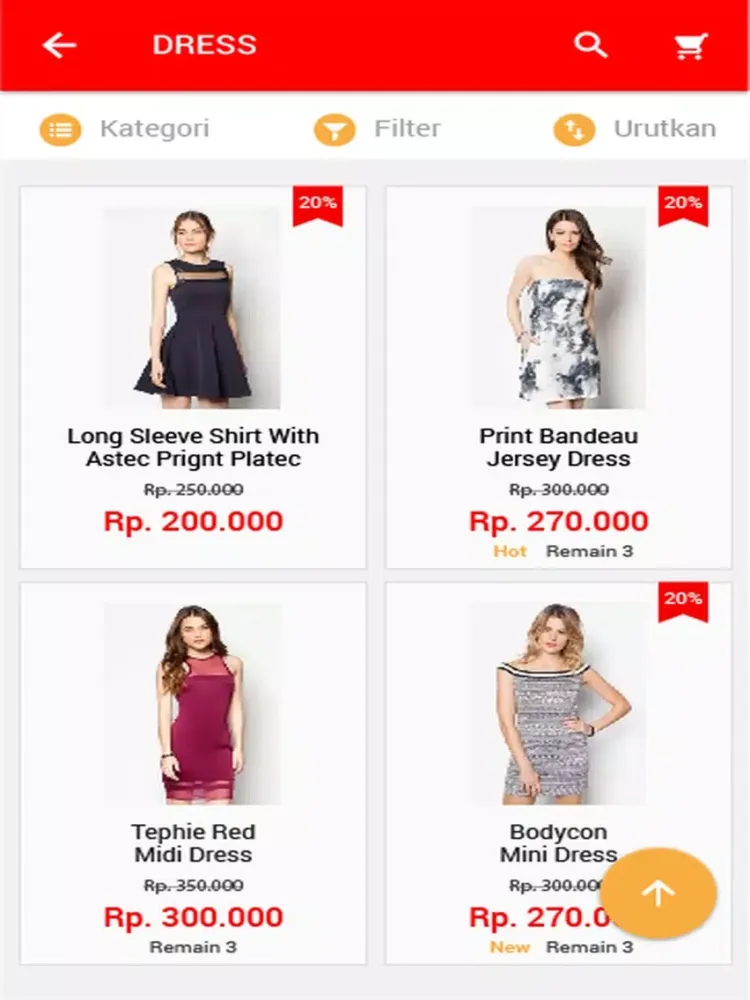 Capturas de tela do Merah Putih Mall iPad 