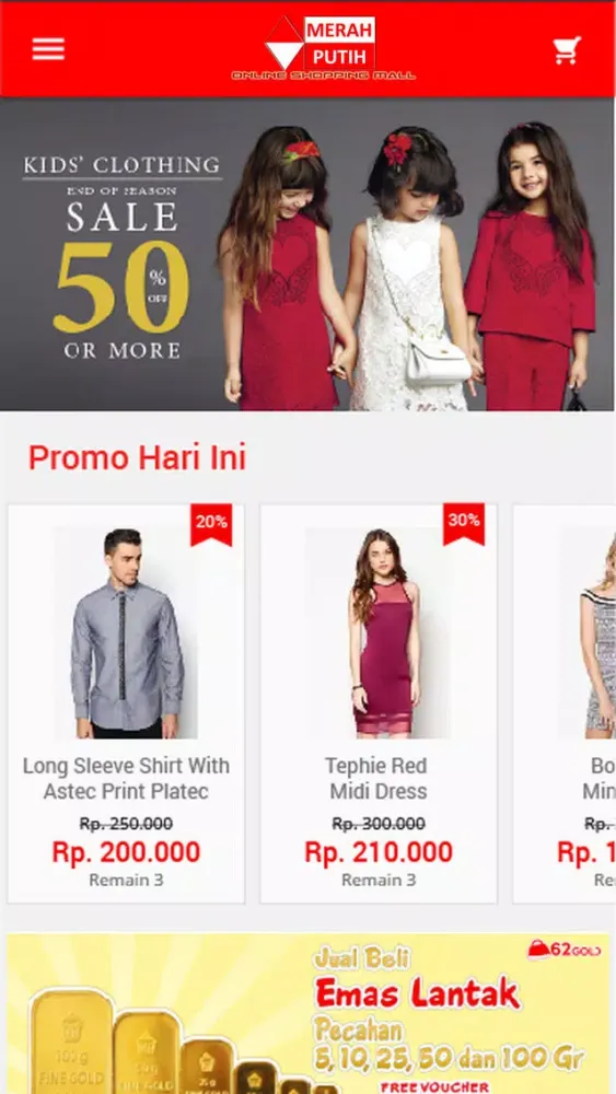Capturas de tela do Merah Putih Mall