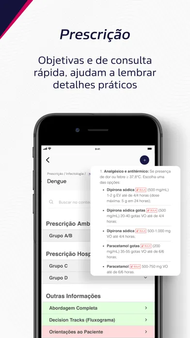 Zrzuty ekranu Afya Whitebook: App Medicina