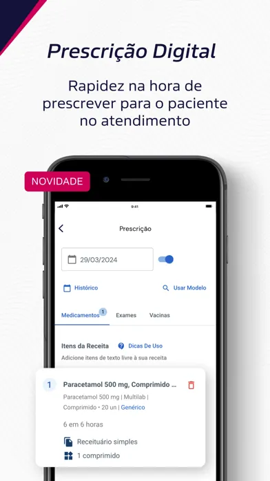 Zrzuty ekranu Afya Whitebook: App Medicina