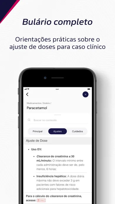 Zrzuty ekranu Afya Whitebook: App Medicina