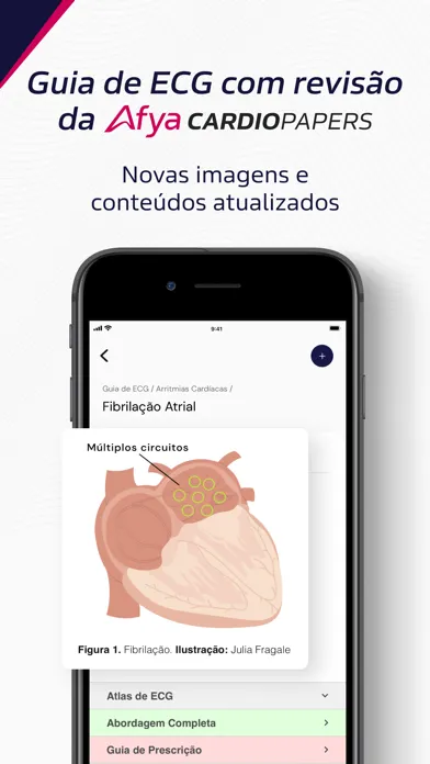 Zrzuty ekranu Afya Whitebook: App Medicina