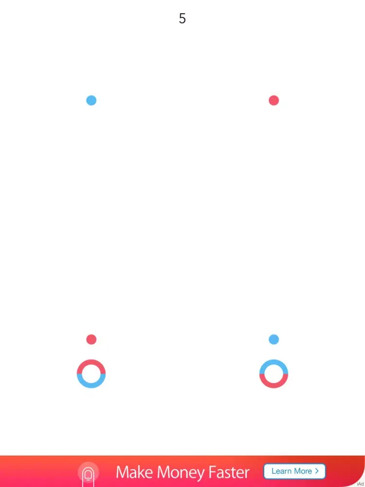 ภาพหน้าจอของ Dot vs Dot - Brain Game iPad 