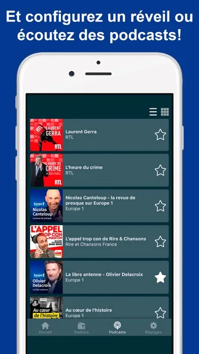 ภาพหน้าจอของ France Radio: Online, FM et AM