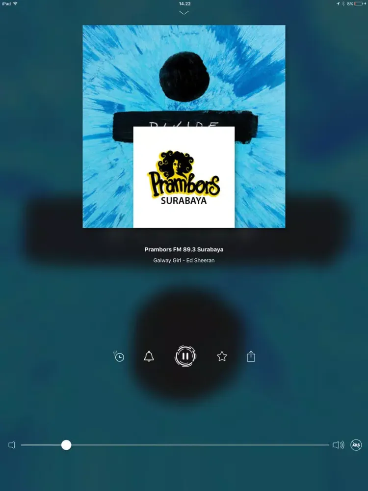 ภาพหน้าจอของ Radio Indonesia - Music & News iPad 
