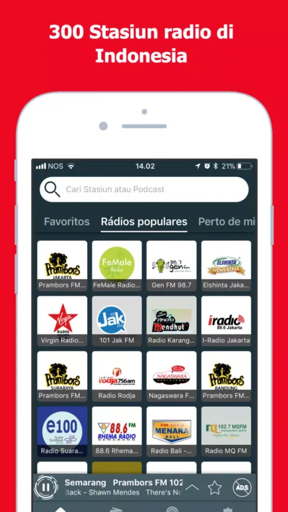 ภาพหน้าจอของ Radio Indonesia - Music & News