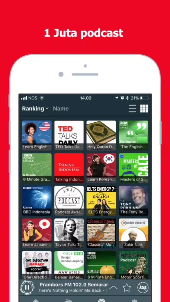 ภาพหน้าจอของ Radio Indonesia - Music & News