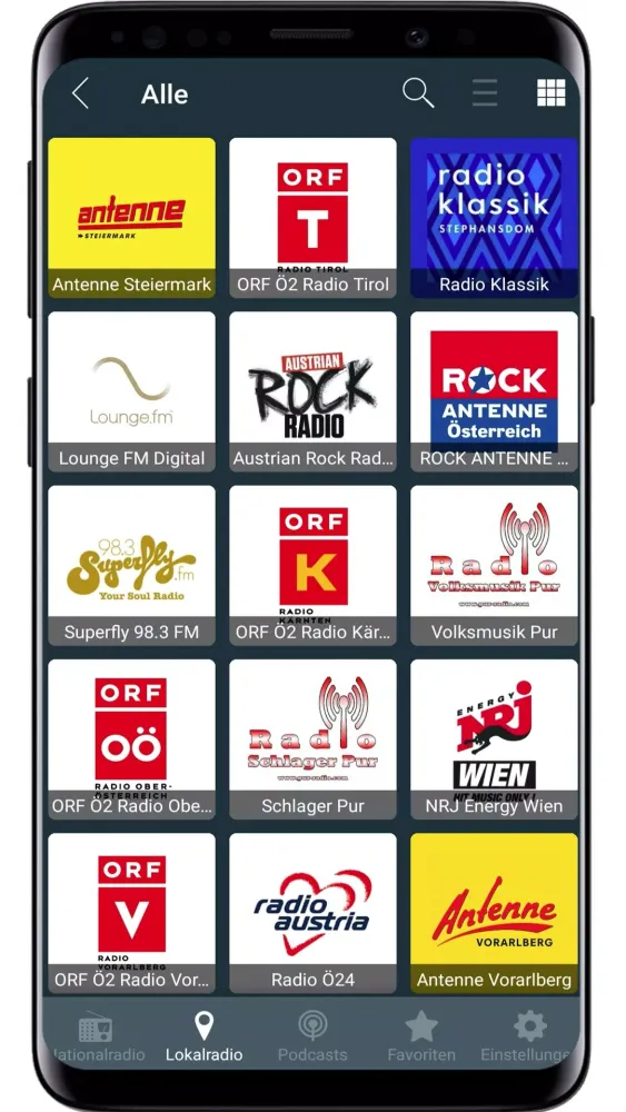 Ảnh chụp màn hình của Radio Apps Österreich/Austria