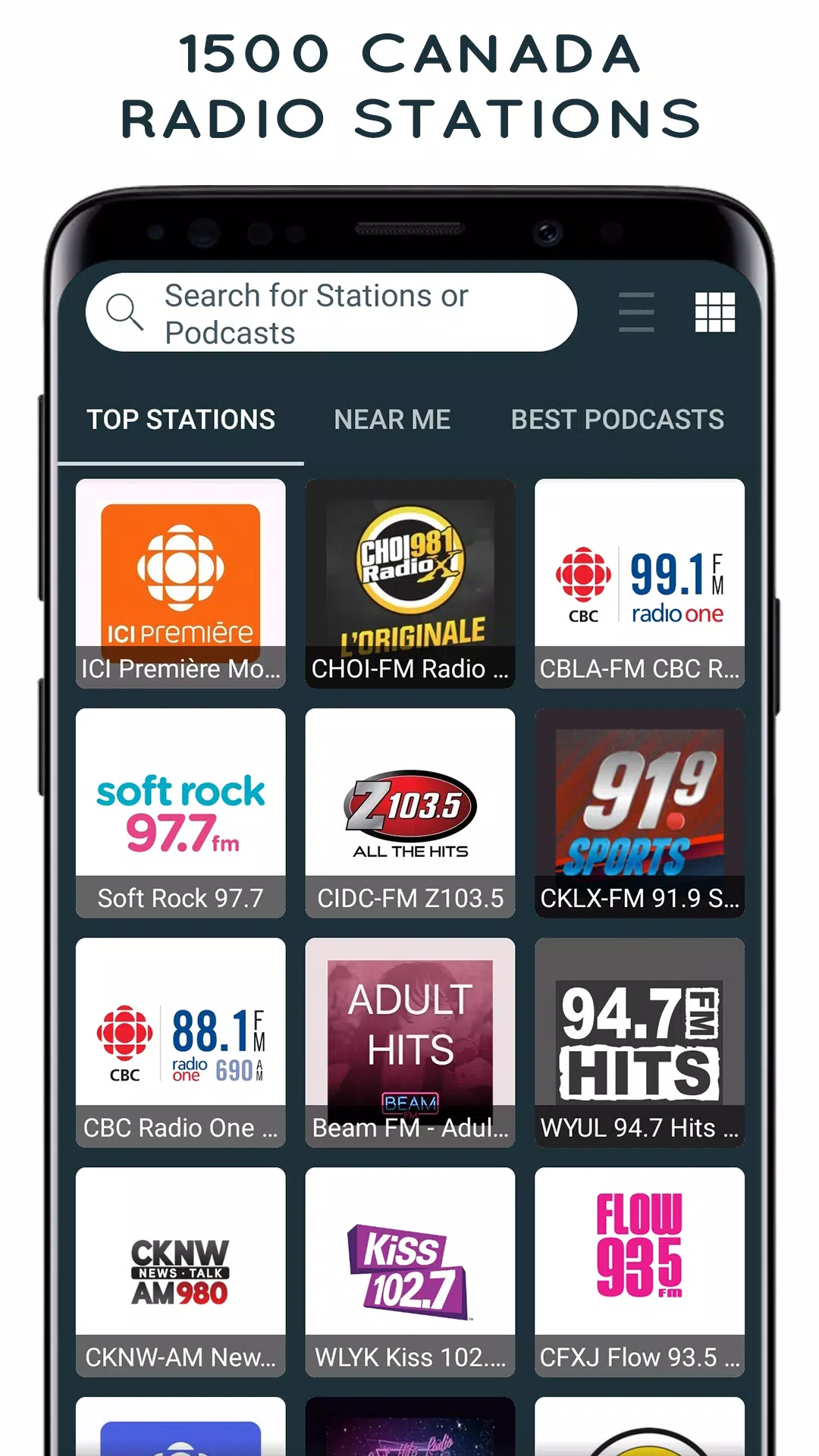 Radio Canada: Radio Player App Screenshots