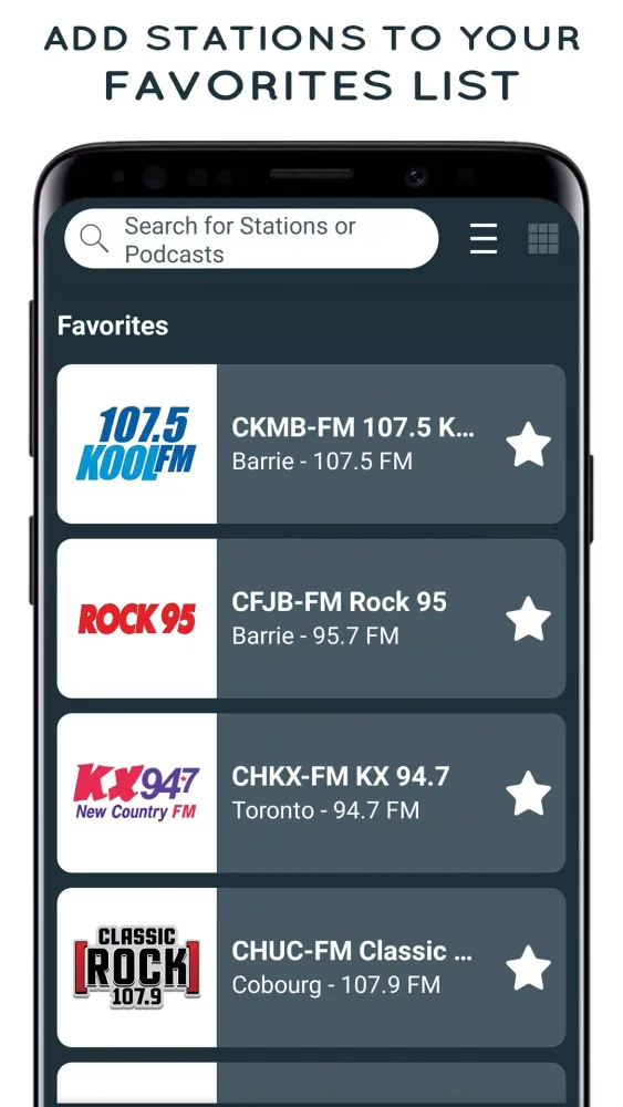 Radio Canada: Radio Player App 스크린샷