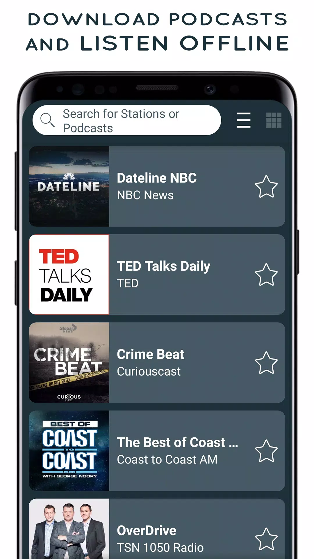 Radio Canada: Radio Player App Screenshots