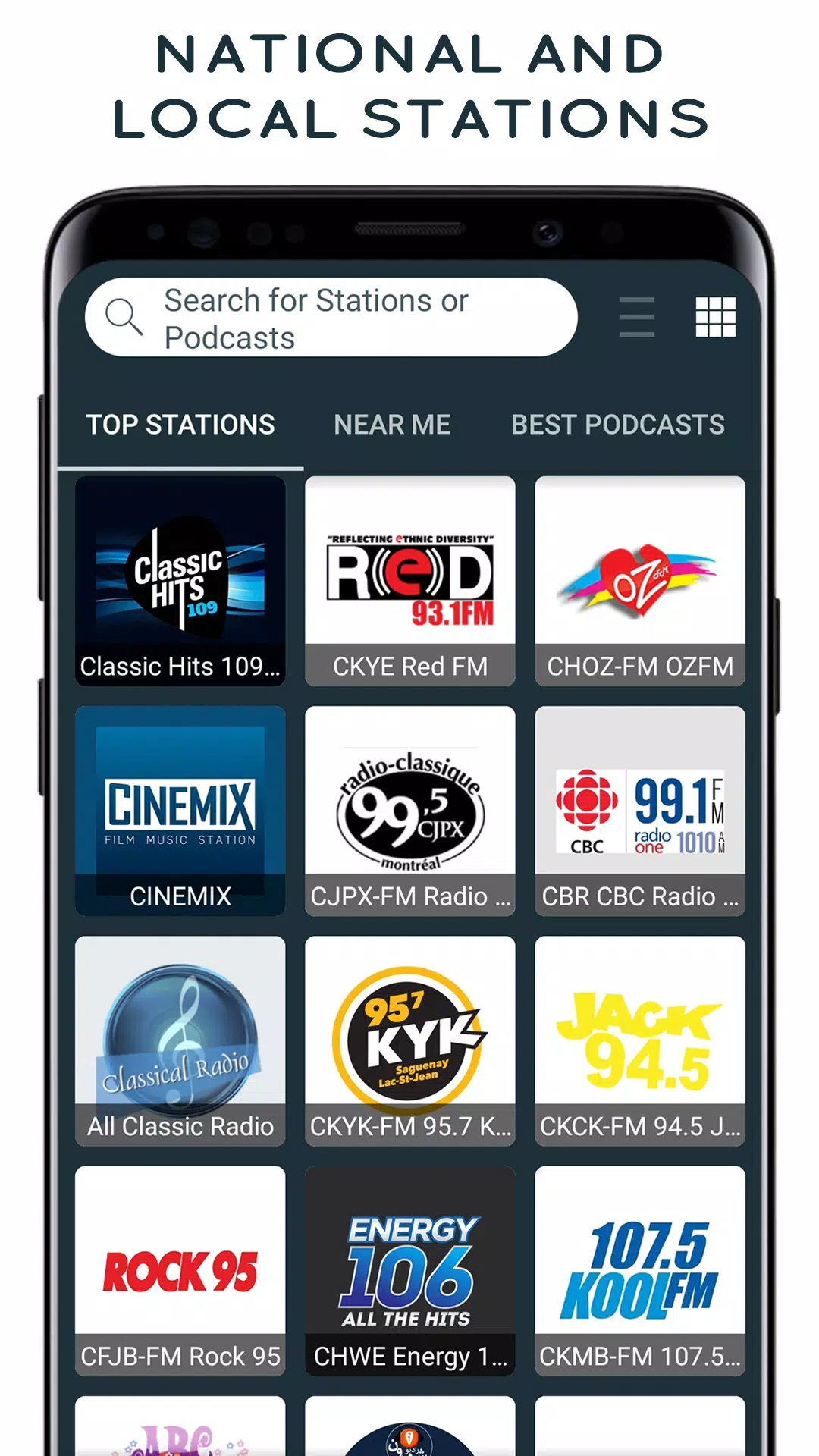 Radio Canada: Radio Player App Screenshots