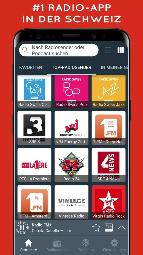 Radio Swiss - radio online Screenshots