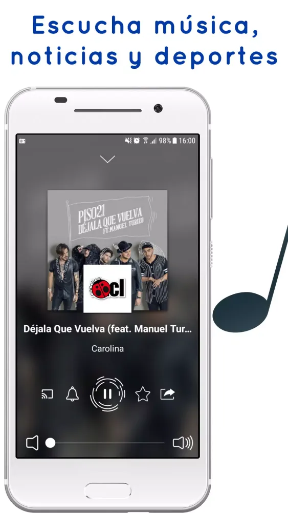 Radio Chile - FM, online radio Screenshots