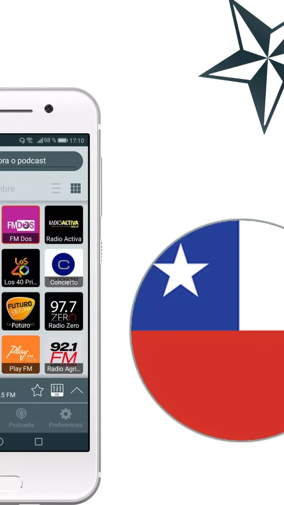 Radio Chile - FM, online radio Screenshots