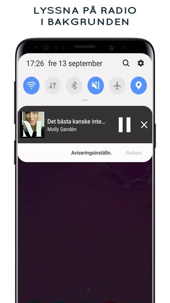 Captures d'écran de Sveriges Radio Online