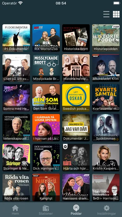 Radio Sweden / Radio Sveriges スクリーンショット