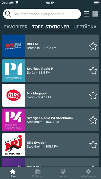Radio Sweden / Radio Sveriges スクリーンショット