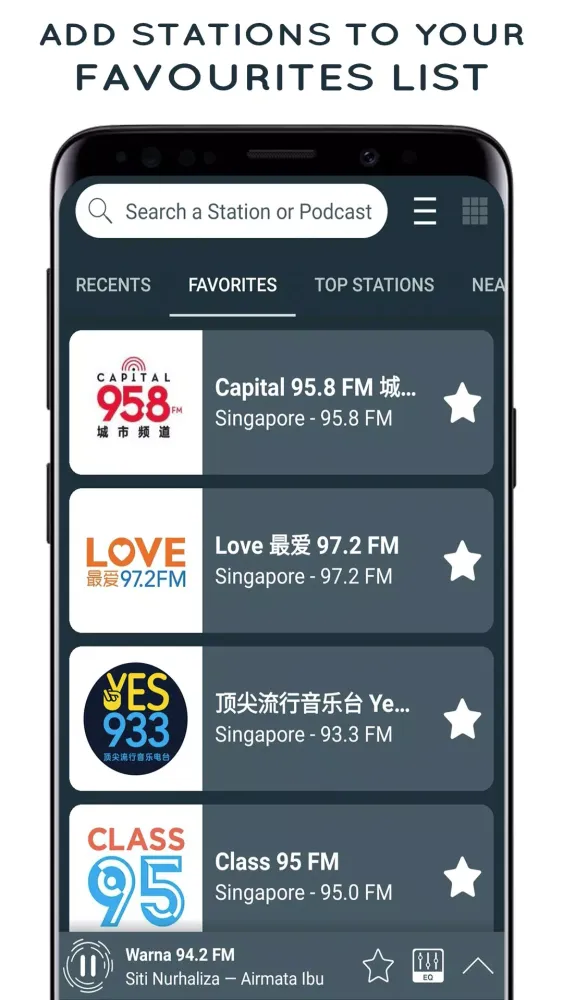 Radio Singapore - online radio Screenshots