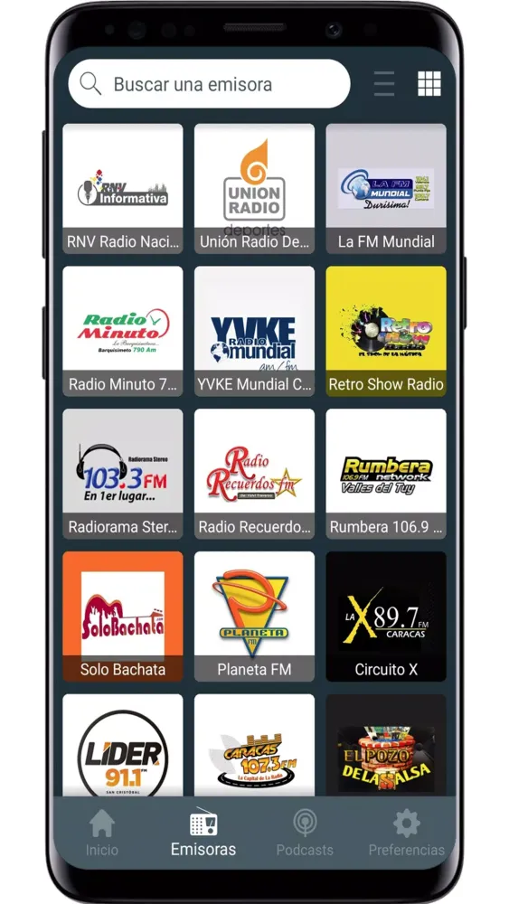 Zrzuty ekranu Radios de Venezuela FM
