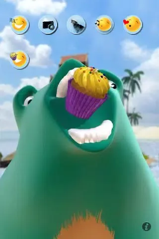 Capturas de tela do Talking Tubby