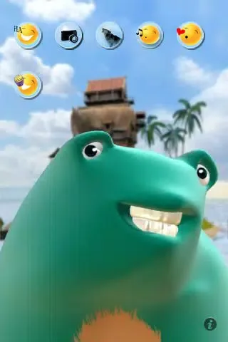 Capturas de tela do Talking Tubby