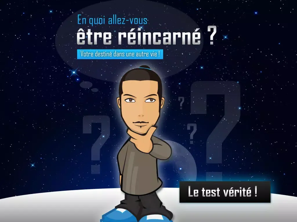 Avenir: en quoi allez vous être réincarné ? ( test gratuit ) iPad  स्क्रीनशॉट