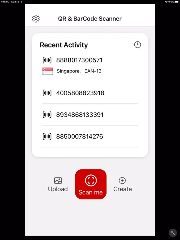 Capturas de tela do QR Code - Barcode Reader iPad 