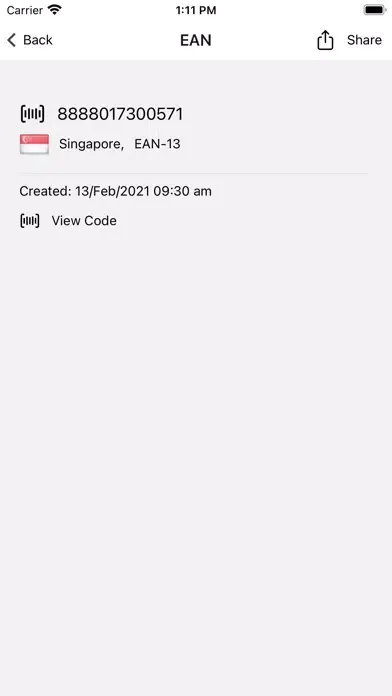 Capturas de tela do QR Code - Barcode Reader