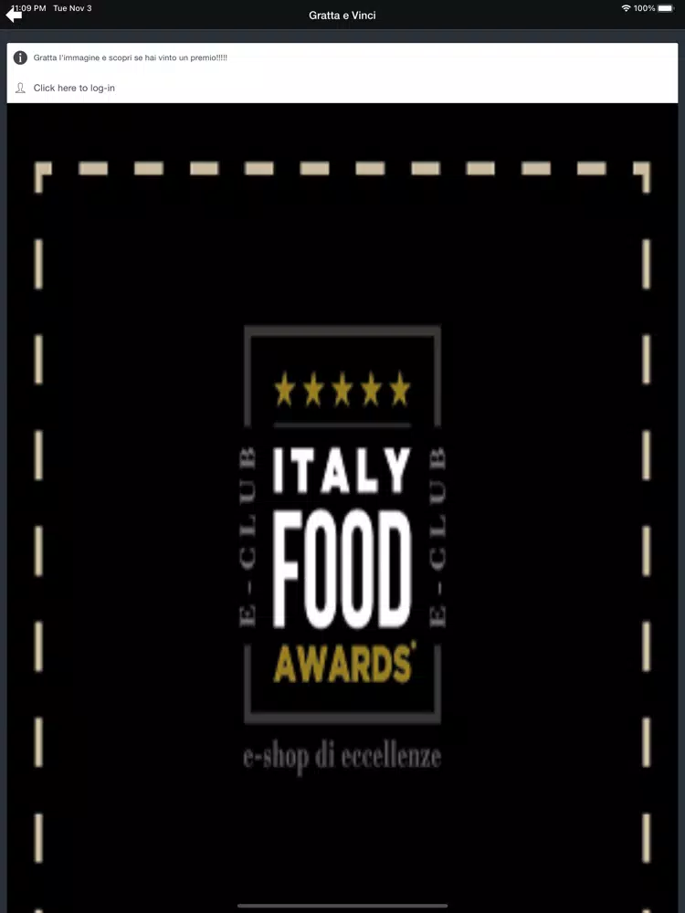 eClub Italy Food Awards iPad  Ekran Görüntüleri