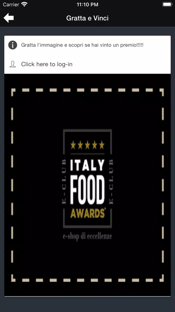 eClub Italy Food Awards Ekran Görüntüleri