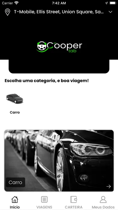 Ảnh chụp màn hình của Cooper Tab Mobilidade