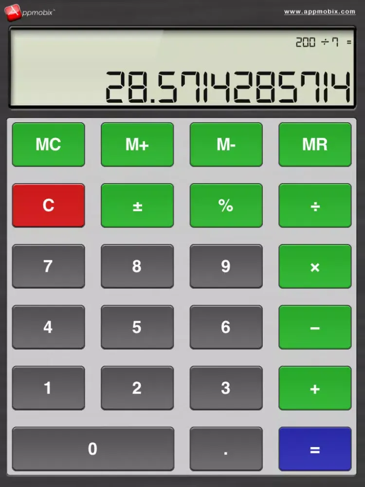 Tangkapan skrin Calculator : Pocket Edition iPad 