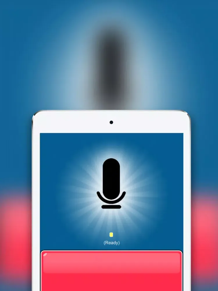 ภาพหน้าจอของ Dictaphone iPad 