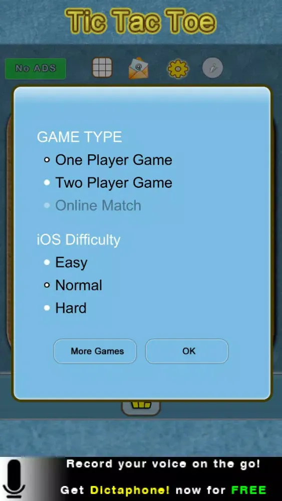 Tic Tac Toe • Screenshots
