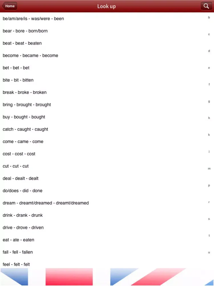 Capturas de pantalla de Verbs iPad 