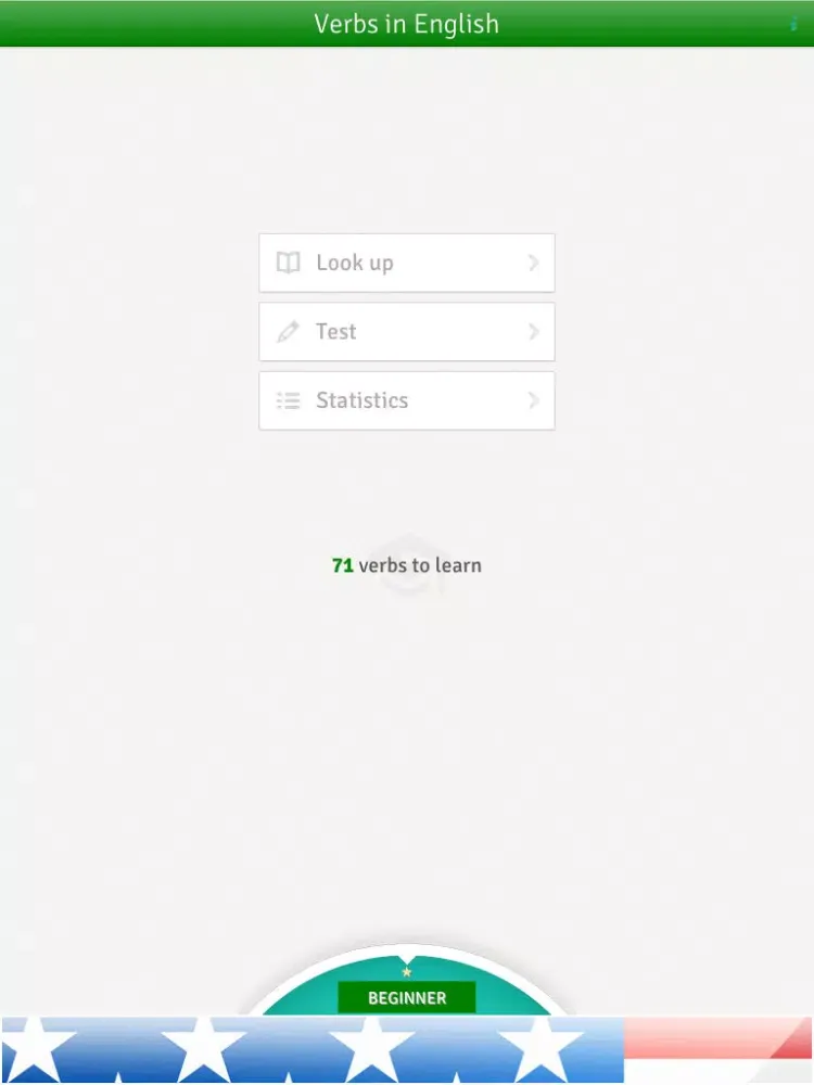 Verbs in English iPad 應用截圖