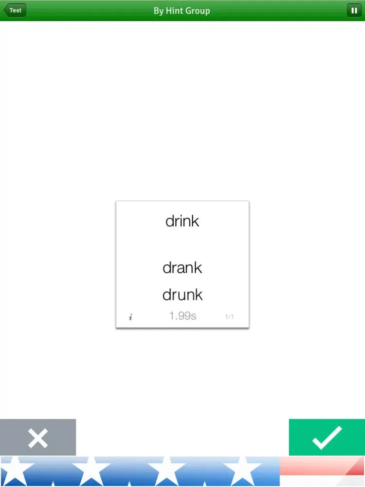 Verbs in English iPad 應用截圖