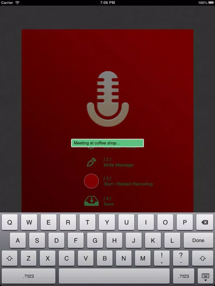 صور Voice Reminder Pro iPad 