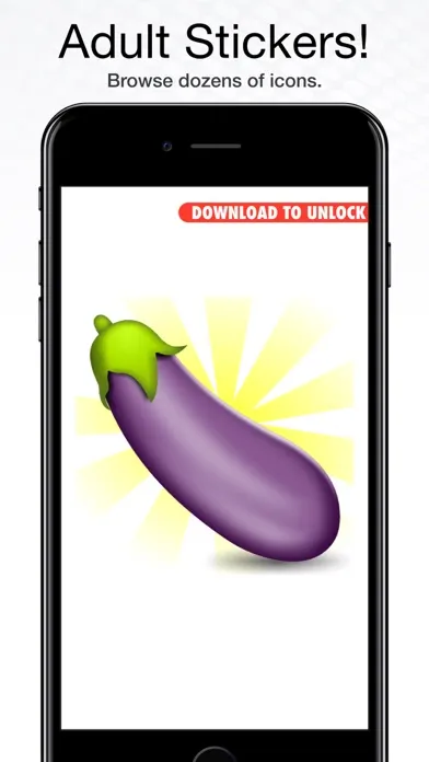 Capturas de tela do DirtyMoji by Moji Stickers