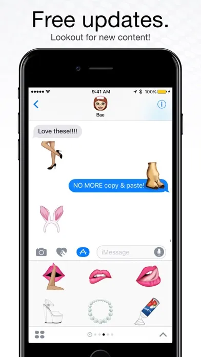 Capturas de tela do DirtyMoji by Moji Stickers