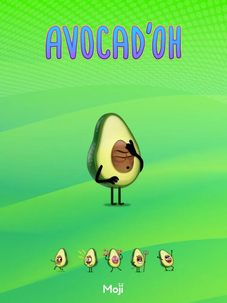 تصاویر Avocad'oh by Moji iPad 